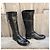 Botas Prada de cuero negro 36,5 IT - vista 2