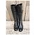 Botas Prada de cuero negro 36,5 IT - vista 6