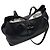 Grande borsa in pelle nera Roseau Longchamp - vista 5