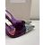 Décolleté Alexandre Vauthier Amber Ghost in pelle e cristalli viola Porpora - vista 6