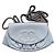 Wallet On Chain Chanel Portafoglio Halfmoon su catena Grigio