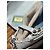 Wallet On Chain Chanel Portafoglio Halfmoon su catena Grigio - vista 7