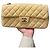 Chanel clásico atemporal este-oeste Beige