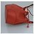 Gucci Heller Eimer Tasche aus Diamante-Leder klein Orange - Ansicht 3
