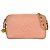 Borsa a spalla a catena matelassé rosa di Chanel