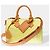 Borsa LOUIS VUITTON Speedy in Tela Gialla - 102940 Giallo - vista 3
