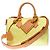 Borsa LOUIS VUITTON Speedy in Tela Gialla - 102940 Giallo - vista 4