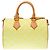 Borsa LOUIS VUITTON Speedy in Tela Gialla - 102940 Giallo - vista 5