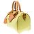 Borsa LOUIS VUITTON Speedy in Tela Gialla - 102940 Giallo - vista 6