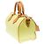 Borsa LOUIS VUITTON Speedy in Tela Gialla - 102940 Giallo - vista 7
