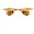 Orecchini a clip in metallo dorato Chanel Coco Mark D'oro - vista 3