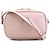 Borsa a Spalla in Pelle Gancini di Salvatore Ferragamo Rosa