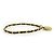 Timeless Bracciale rigido in pelle nera e oro di Chanel Nero D'oro - vista 2