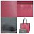Fendi Leder Tote Bag Schwarz Bordeaux - Ansicht 5