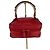 Pochette per cosmetici in pelle Gucci bordeaux Rosso