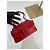 Pochette per cosmetici in pelle Gucci bordeaux Rosso - vista 11