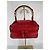 Pochette per cosmetici in pelle Gucci bordeaux Rosso - vista 2