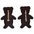 Set di spilla Nounur Teddy Bear Monogram Damier Louis Vuitton Marrone Beige - vista 2