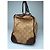Mini Boston Monogram Bah Marrone Vintage Gucci - vista 4