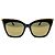 Gafas de sol redondas Panthère Light 55MM Negro / Oro de Cartier