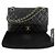 Borsa a mano Chanel Timeless Classic 25 in pelle d'agnello nera Nero