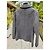 Sublime kurze gesteppte graue Burberry-Jacke Größe 42 FR / L-XL mit gesticktem Logo - Ansicht 6