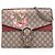 Borsa a Spalla Gucci Dionysus Media GG Supreme Blooms Marrone Beige