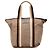 Fendi Braune Micro Zucchino Nylon Tasche Hellbraun