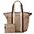 Fendi Braune Micro Zucchino Nylon Tasche Hellbraun - Ansicht 11