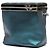 Borsa Vanity in Pelle di Vitello Metallica Blu CC di Chanel - vista 2