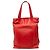 LOEWE Rote Leder Anagram Shopper Tasche