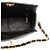 Chanel Schwarze CC gesteppte Lammleder Umlege-Handtasche - Ansicht 4