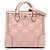 Borsa a mano Gucci Mini GG Matelassé in pelle rosa
