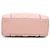 Borsa a mano Gucci Mini GG Matelassé in pelle rosa - vista 3