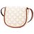 Céline Bolso cruzado Celine Mini Triomphe de lona recubierta blanca Castaño Blanco - vista 2