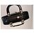 Borsa Lady Dior Christian Dior in pelle lucida nera Nero - vista 5