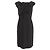 Vestido midi con acentos plisados Max Mara en triacetato marrón Castaño