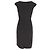 Vestido midi con acentos plisados Max Mara en triacetato marrón Castaño - vista 3