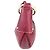 Bamboo Bolsa hobo de couro bordeaux com anel de bambu meia-lua Gucci Vermelho - vista 4