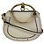 Chloé Borsa a tracolla in pelle beige Chloe Nile Small Bianco