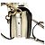 Chloé Borsa a tracolla in pelle beige Chloe Nile Small Bianco - vista 5