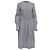 Abito camicia a righe con cintura Theory in cotone grigio