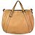 Borsa hobo convertibile in pelle beige Gucci Abbey Marrone - vista 2