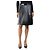 Proenza Schouler Falda plisada de cuero sintético negro - talla UK 6
