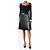 Proenza Schouler Falda plisada de cuero sintético negro - talla UK 6 - vista 2