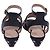 Tory Burch Estella Wedge Sandals in Black Satin - view 5