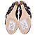 Tory Burch Estella Wedge Sandals in Black Satin - view 6