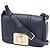 Borsa a tracolla Lila in pelle nera a grana di Michael Kors Blu Blu navy - vista 2