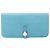 Hermès Portafoglio bifold lungo Dogon Hermes Blu