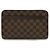 Pochette en toile Damier Louis Vuitton Marron